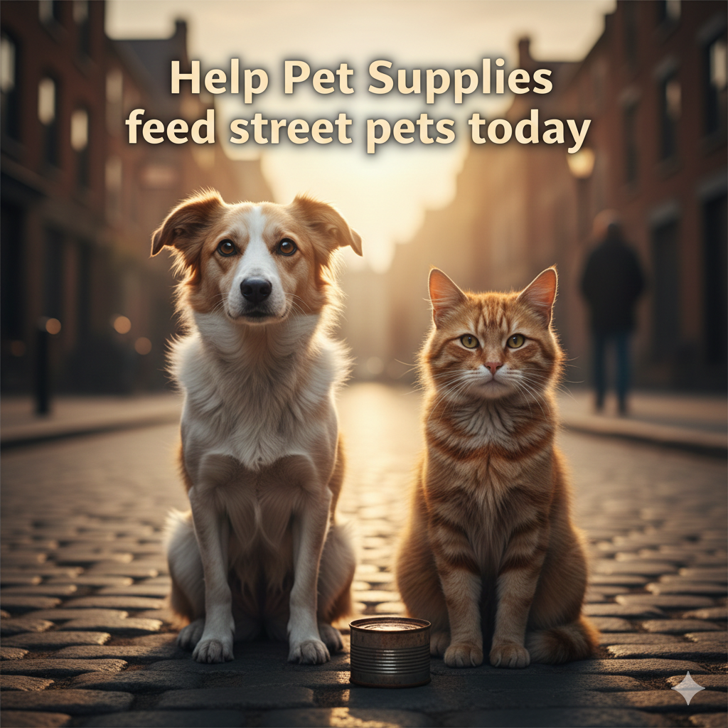 Add $1 to help Pet Supplies feed street pets today πΆπ±