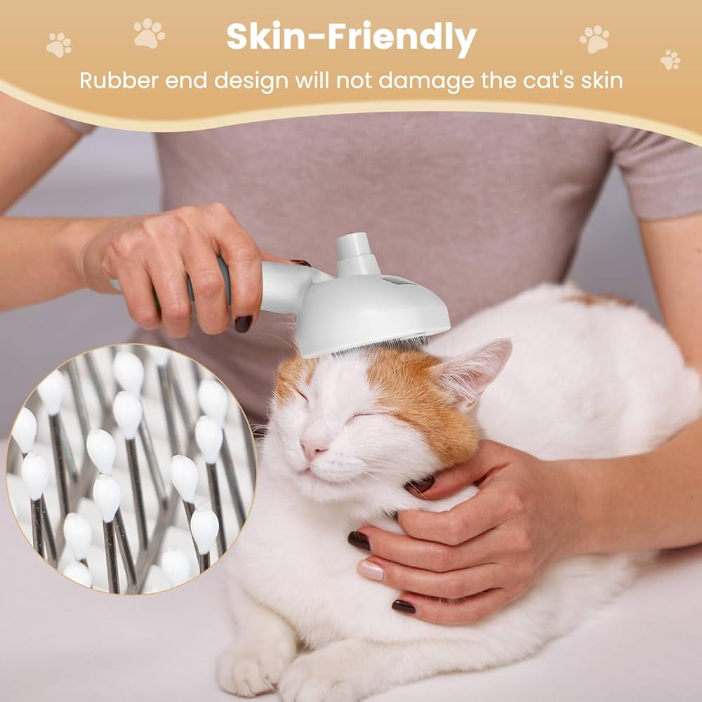 Pet steam brush